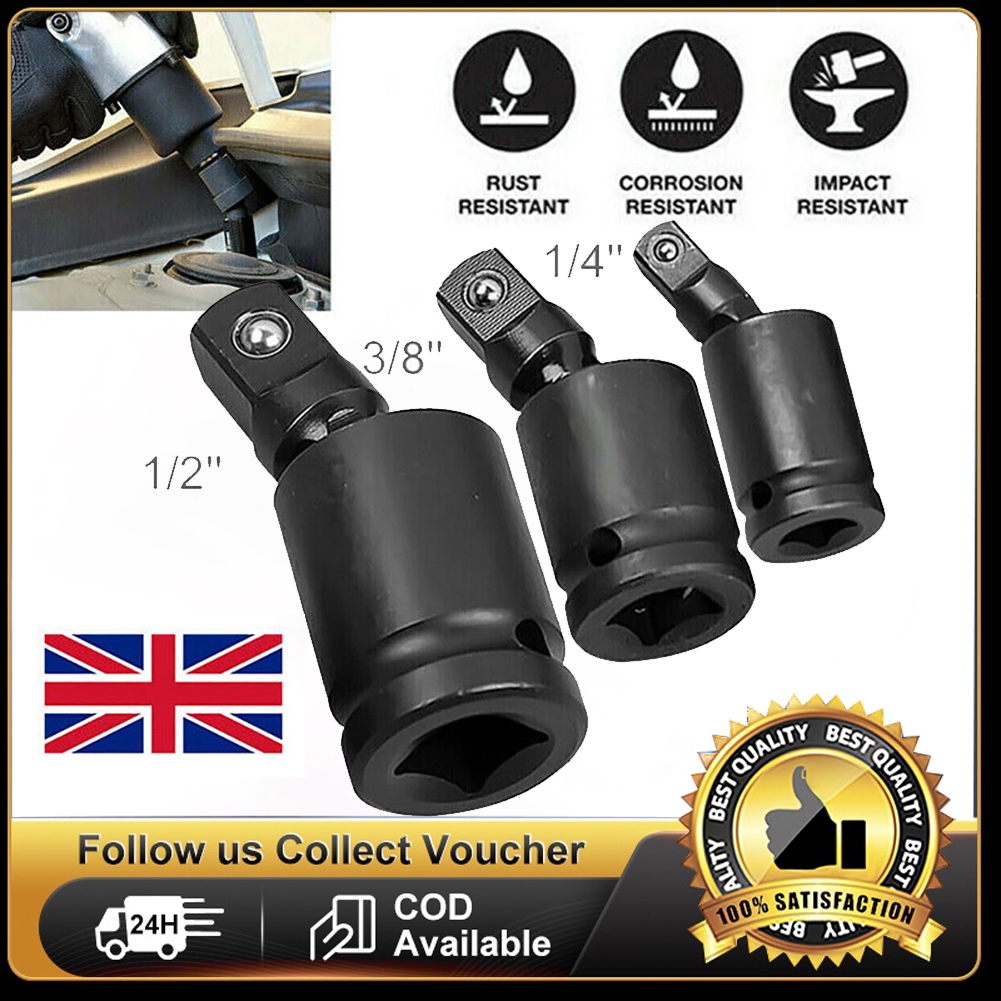 Multifunction 360 Degree Steering Joint Impact Universal Joint Socket Swivel Set Shopee Singapore