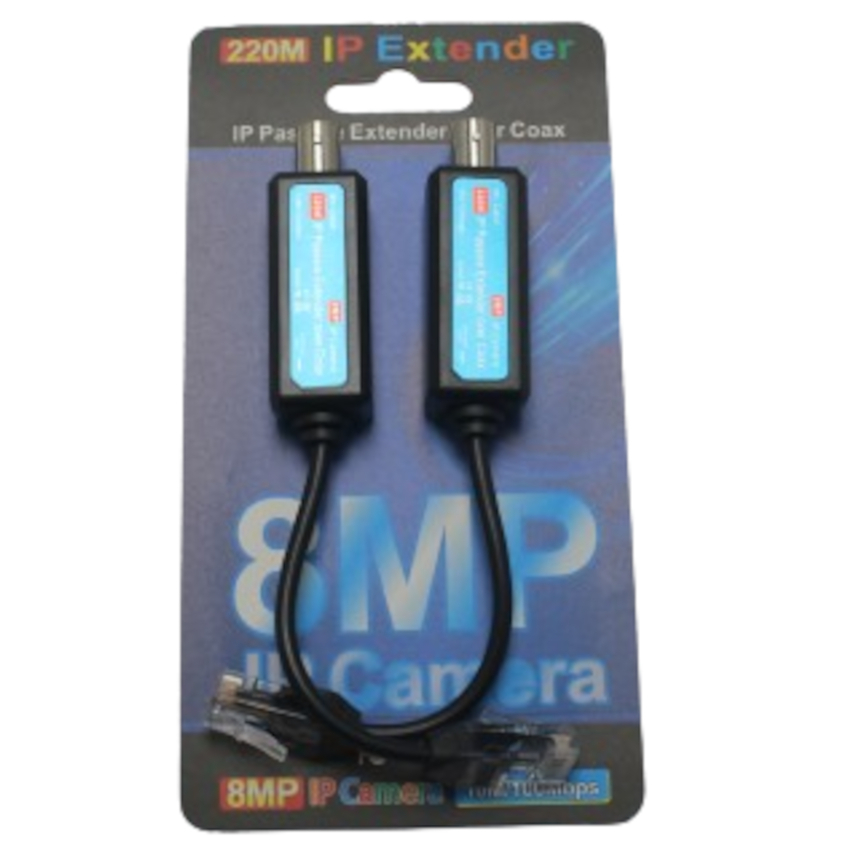 8mp IP passive extender over coax Analog Upgrade to IP Over Coax Cable ...