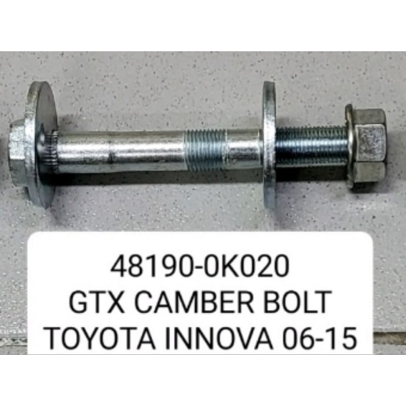CAMBER BOLT TOYOTA INNOVA (2006-2015) | Shopee Singapore