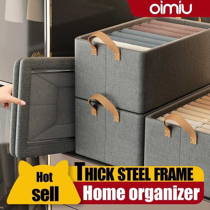 YOUNAL Multifunction Folded Storage Box Garment Cloth Wardrobe Laundry ...
