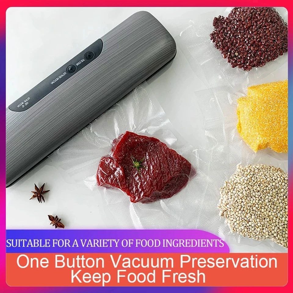 Vacuum Sealer Sealing+Vacuuming Vacuum Sealing Machine Food Sealer