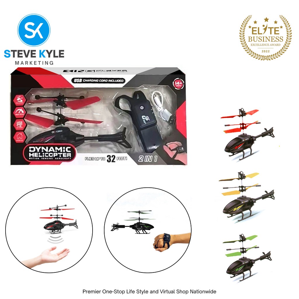 Flying Helicopter Boys Indoor and Outdoor Helicopter Palm Sensing ...