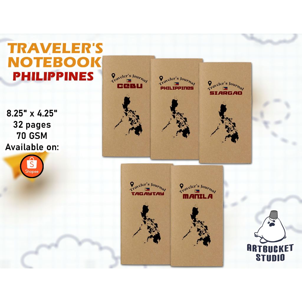 PHILIPPINES Edition - Traveler's Notebook Refill | Manila, Cebu ...