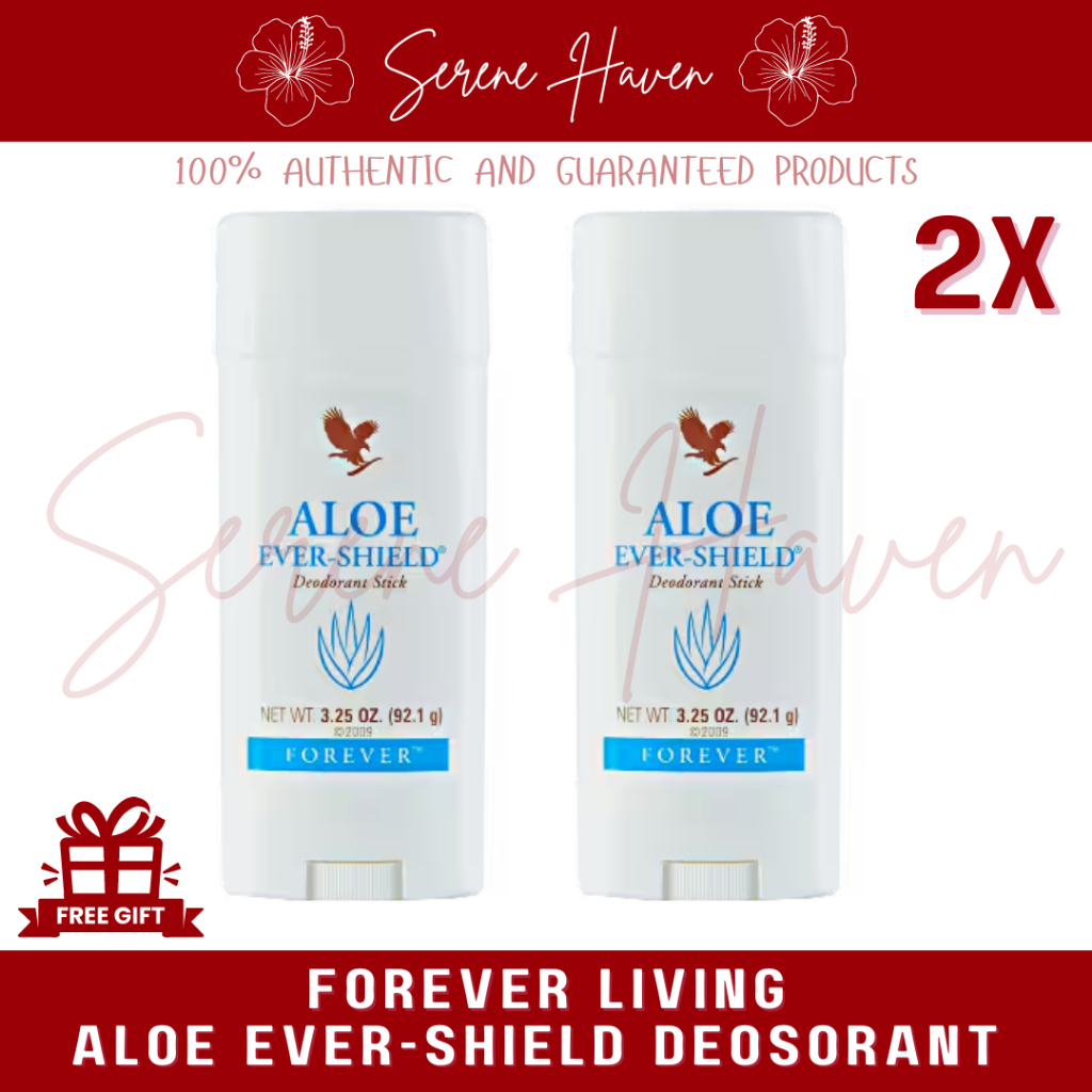 FOREVER LIVING ALOE EVER SHIELD DEODORANT ( 2X STICK ) | Shopee Singapore