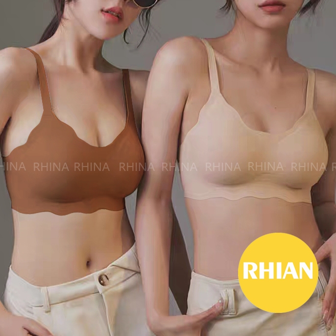 Rhian Plussize seamless bra for women sexy wavy style tshirt bras