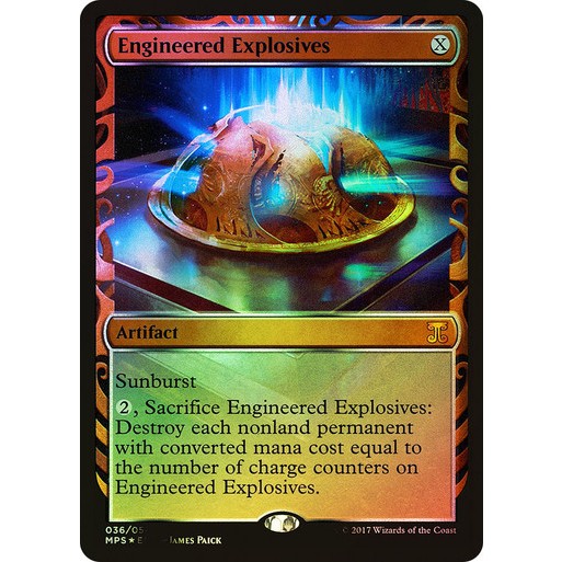 MTG Proxy Card - Engineered Explosives (Foil) | Kaladesh Inventions ...