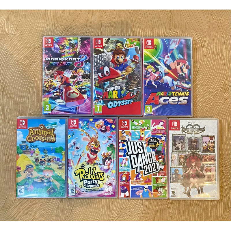 Pre used hot sale nintendo switch games