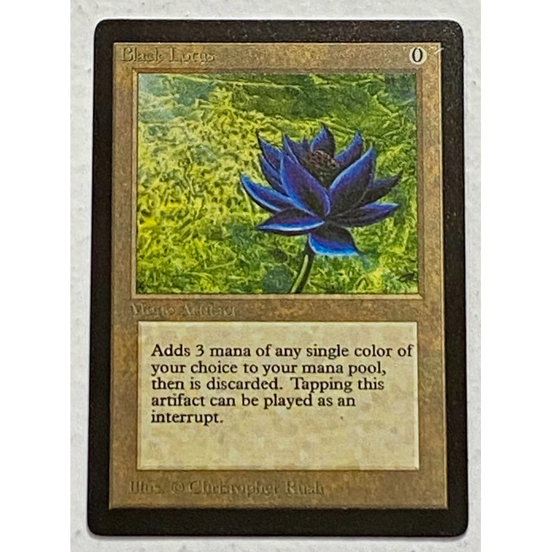 Metal Card Magic Cards (MTG) Black Lotus (Collector