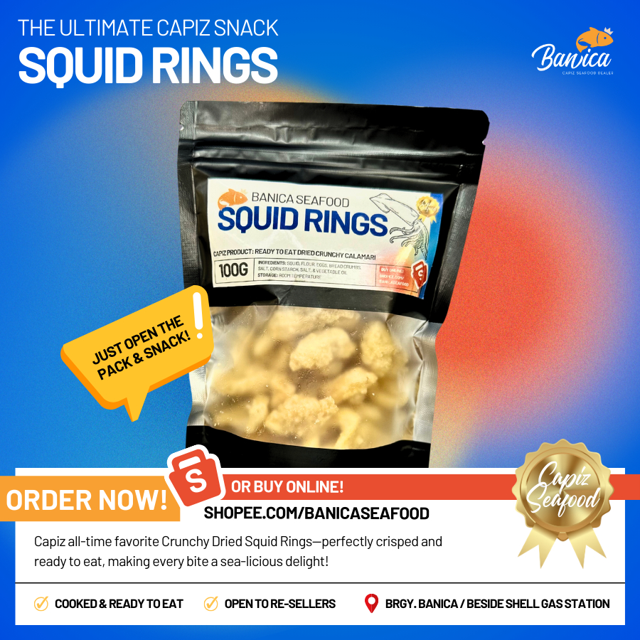 Dried Squid Rings - Banica Seafood Capiz, Seafood Capital of the ...