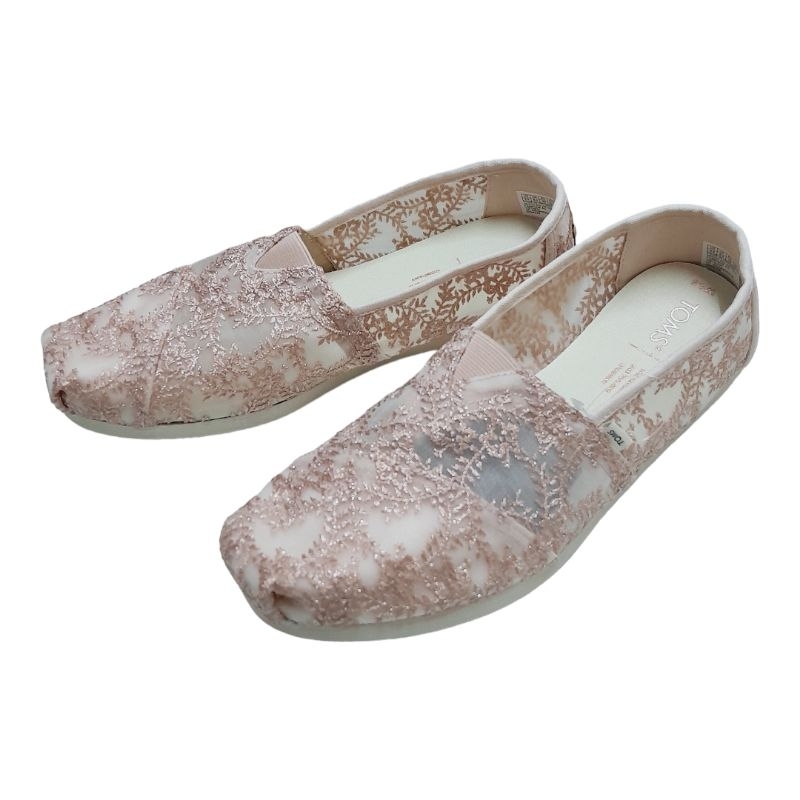 Rose gold metallic toms hot sale
