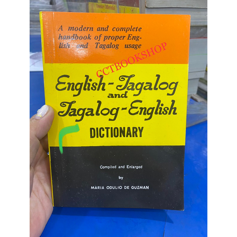 ENGLISH -TAGALOG DICTIONARY BY Guzman | Shopee Singapore