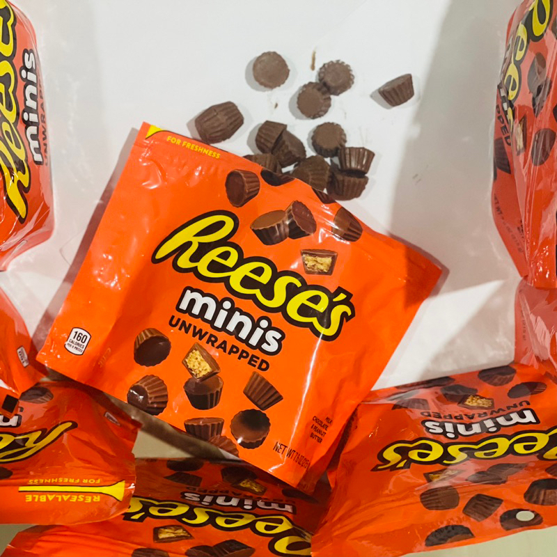 Reese Minis Chocolate Unwrapped 215g (60 pcs inside) | Shopee Singapore