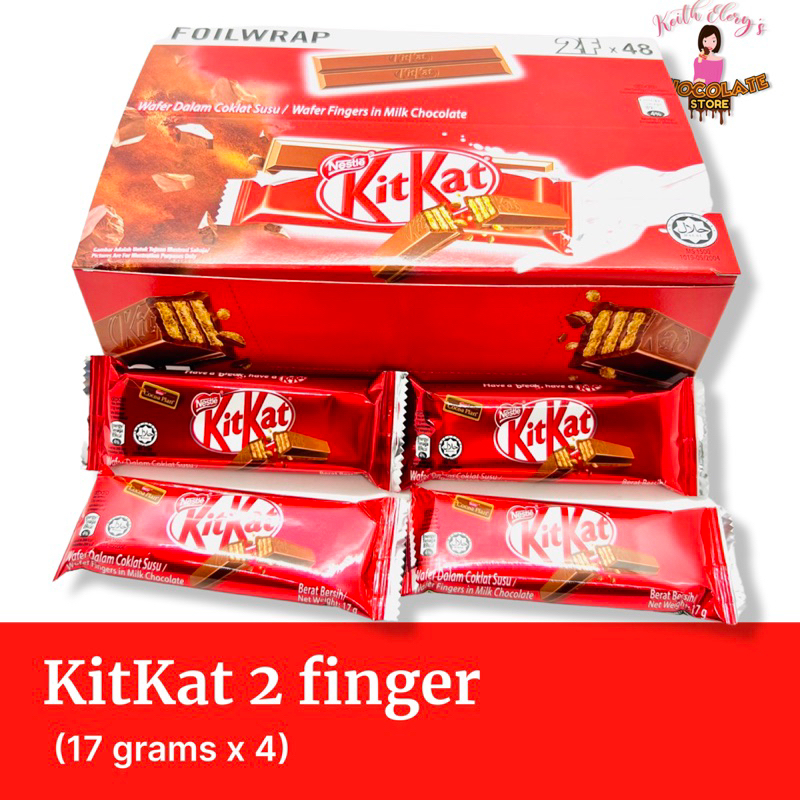 Kitkat 2 Finger (17g x 4pcs) | Shopee Singapore