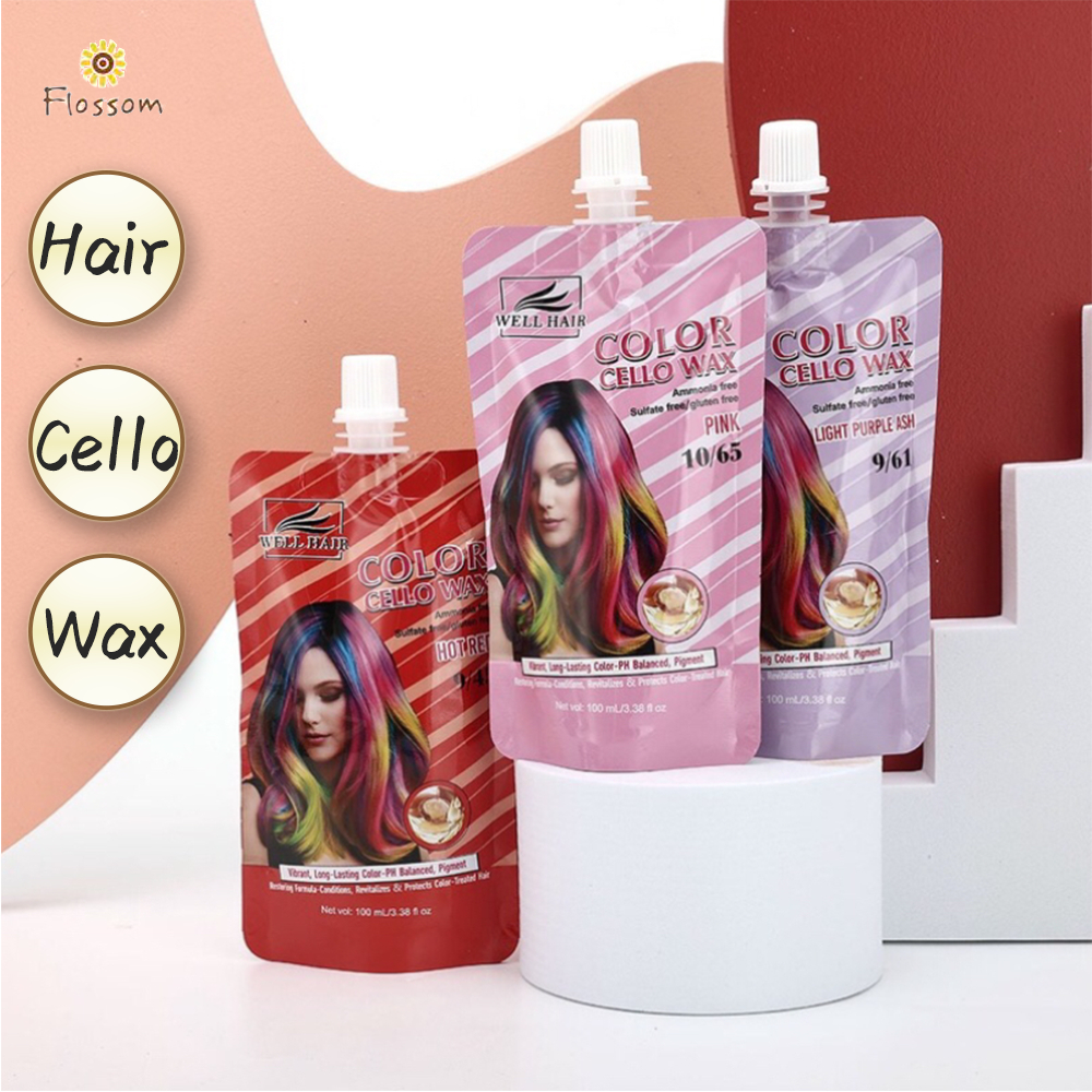 Well Hair Color Hair Cello Wax Ammonia Free Color Repair Treatment Hair ...