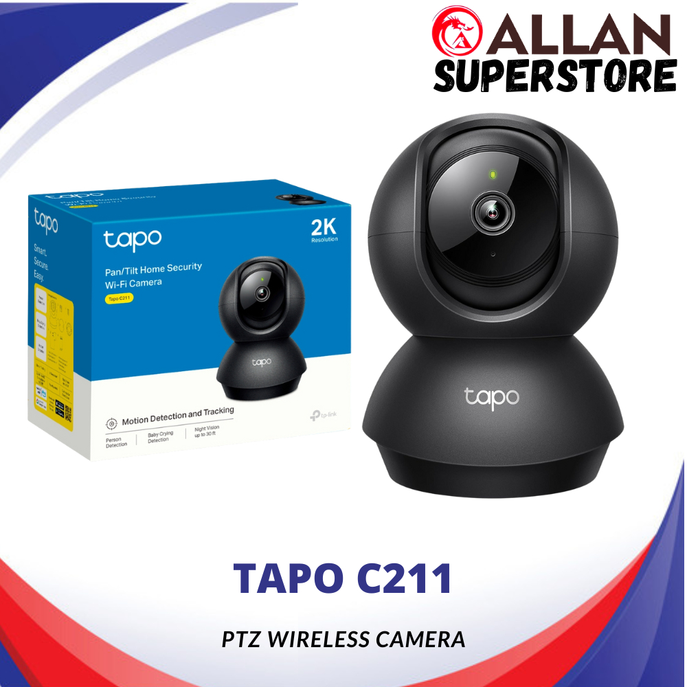 TP-Link Tapo Indoor Wired 2K Security Camera with Automated