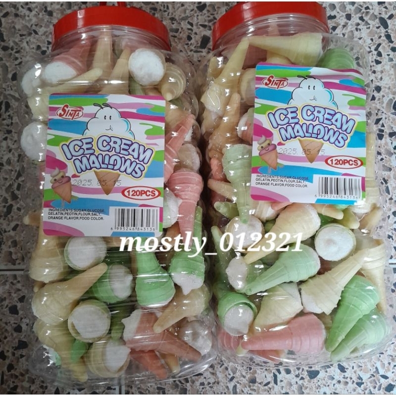 ICE CREAM MALLOWS 120 PCS| PANTINDAHAN | Shopee Singapore