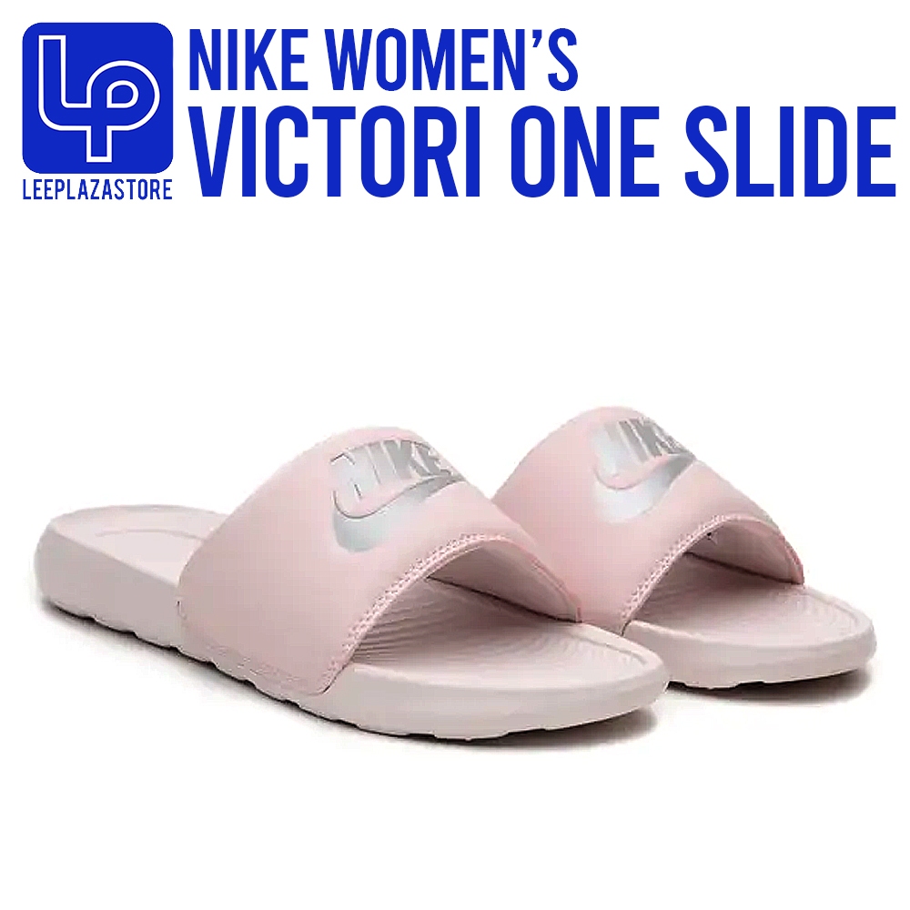 NIKE Women s Victori One Slide Barely Rose Slipper Sandal CN9677 600 Shopee Singapore
