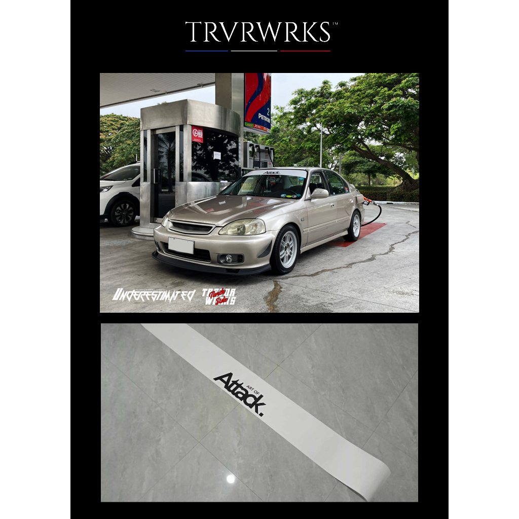 The Art of Attack Custom Windshield Banner for Automotive unit ...