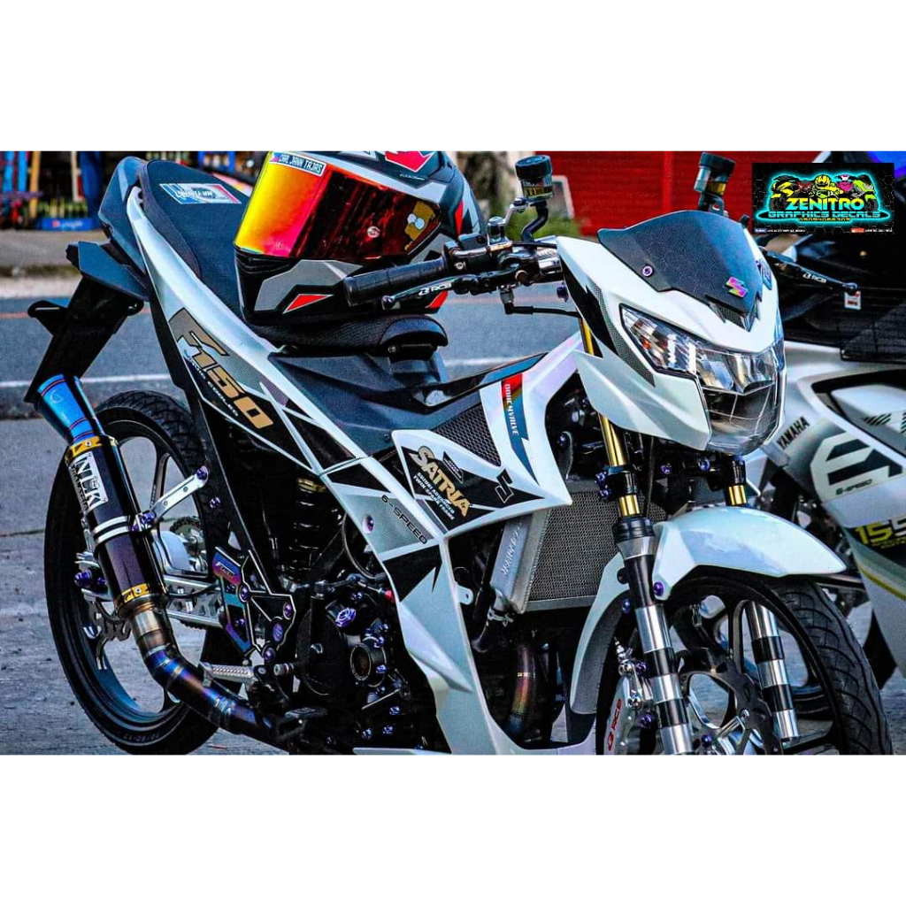 Satria F150 Full Transparent Decals for R150FI (ZENITRO GRAPHICS ...