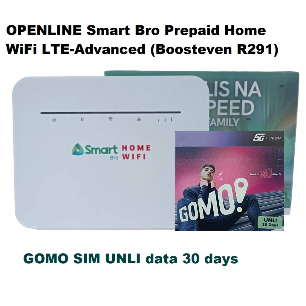 OPENLINE SMART Bro Prepaid Home WiFi LTE-Advanced (BOOSTEVEN R291) with ...