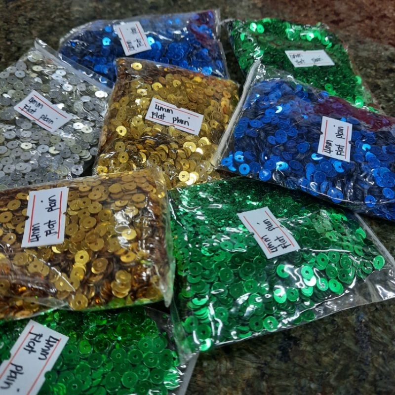 4mm Flat Sequins Plain (Per Pack) | Shopee Singapore