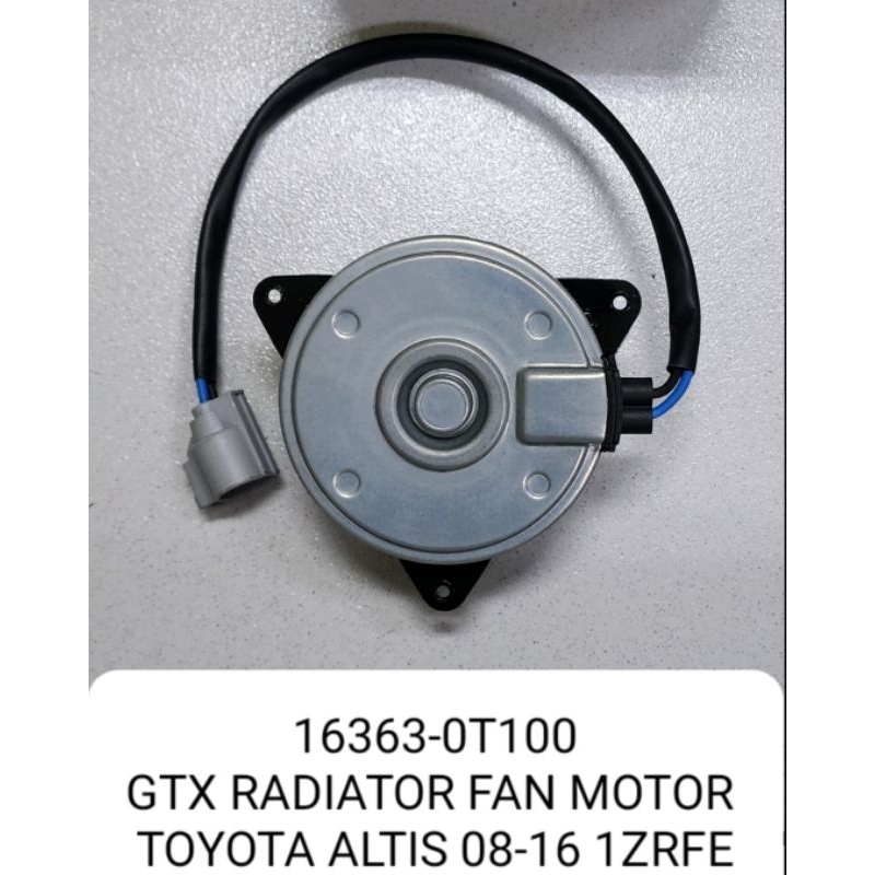 Radiator Fan Motor Toyota Altis (2008-2016) 1ZRFE | Shopee Singapore