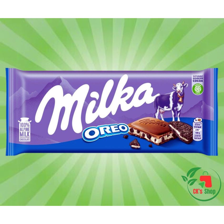 Milka Oreo Chocolate Bar 100g | Shopee Singapore