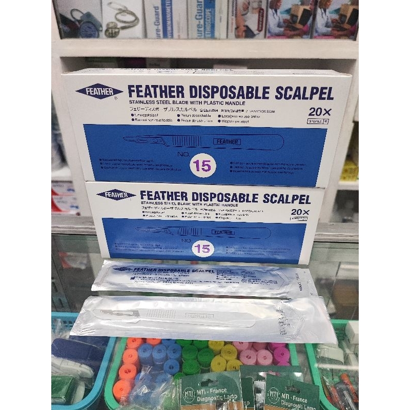 Scalpel Feather Disposable Scalpel No. 15 Surgical - Stainless Steel ...