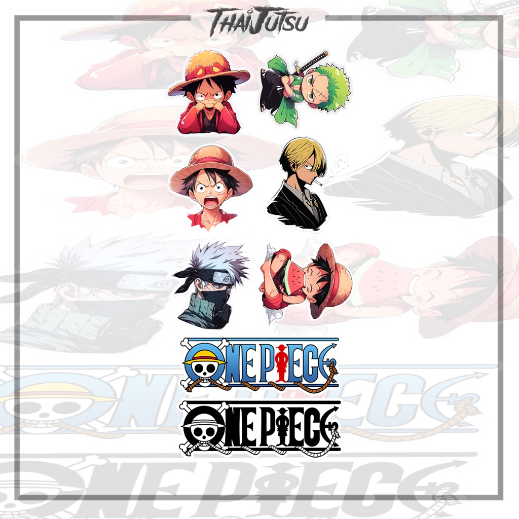 ONE PIECE | STICKER SET ( ANIME VINYL STICKER DECALS ) | Shopee Singapore