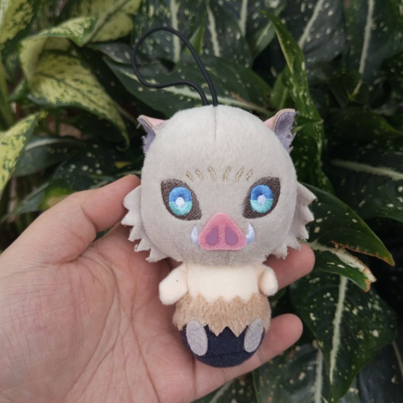 Banpresto Demon Slayer Hashibira Inosuke Mini Keychain Plush | Shopee ...