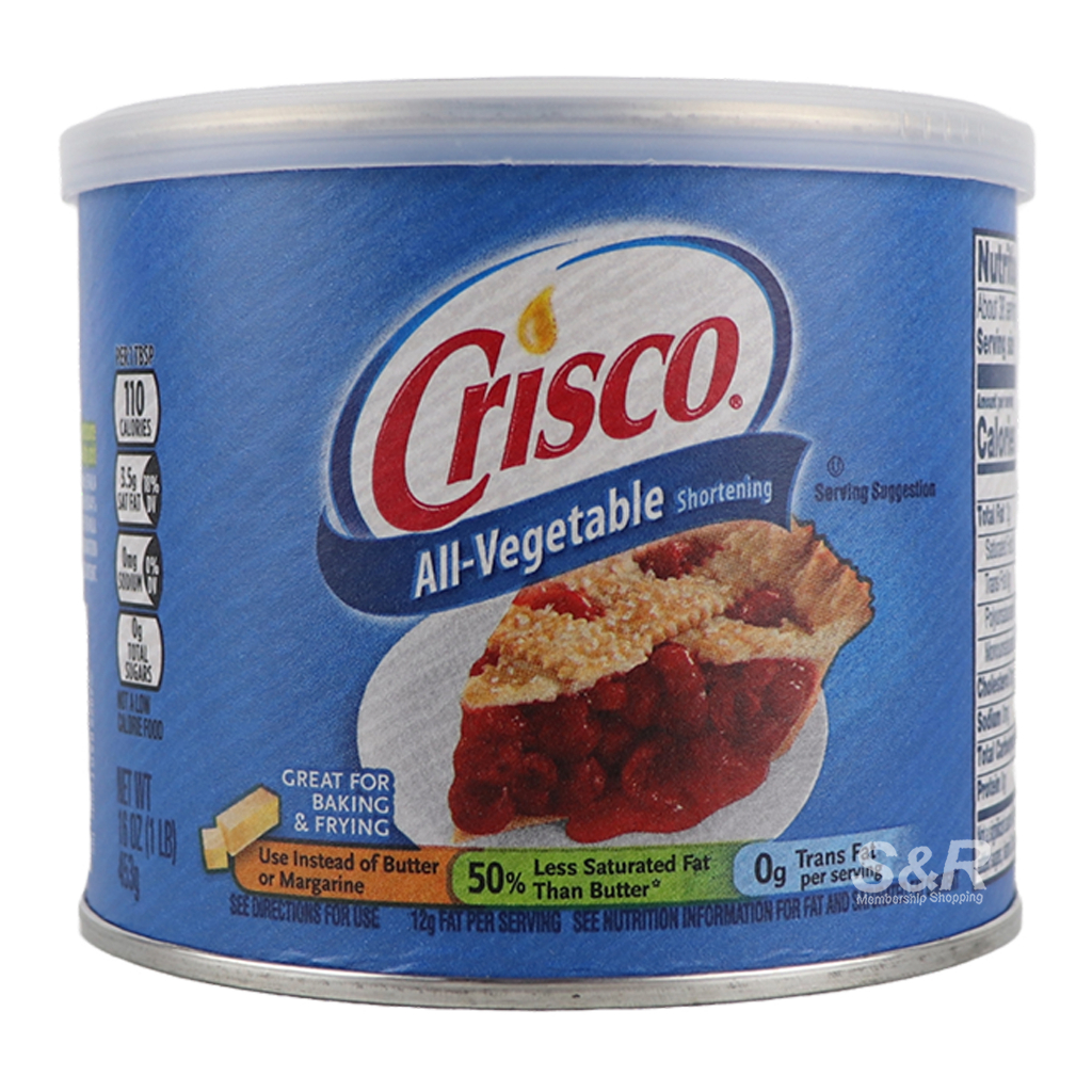 Crisco AllVegetable Shortening 453g Shopee Singapore