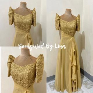 Filipiniana dress shop in lucky plaza