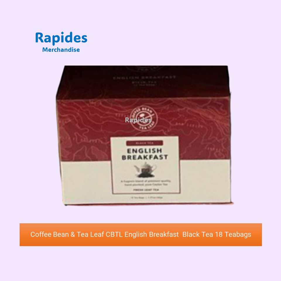 Coffee Bean & Tea Leaf CBTL English Breakfast Black Tea 18 Teabags