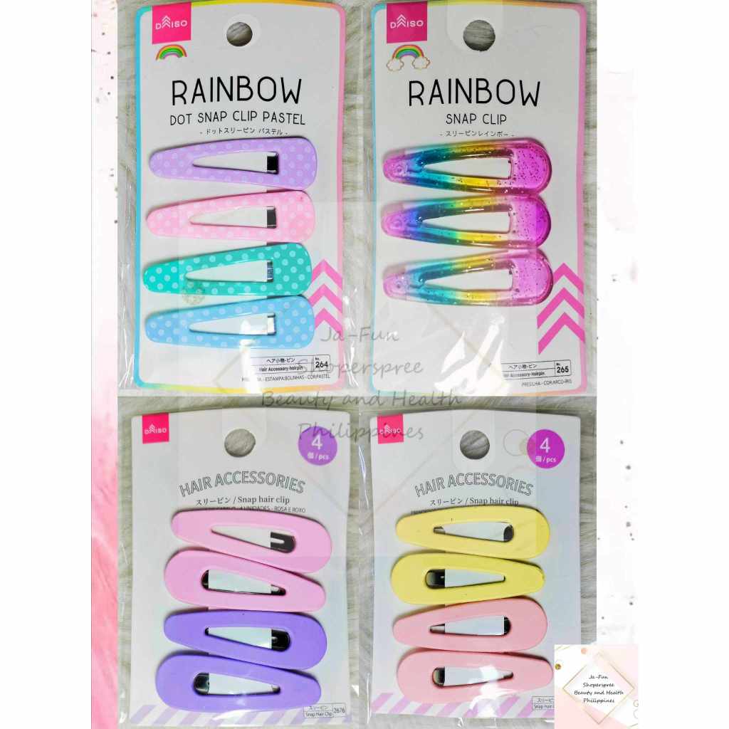 HAIR CLIP DOT PASTEL, PASTEL, & MATTE ASSORTED 34PC SET HAIR