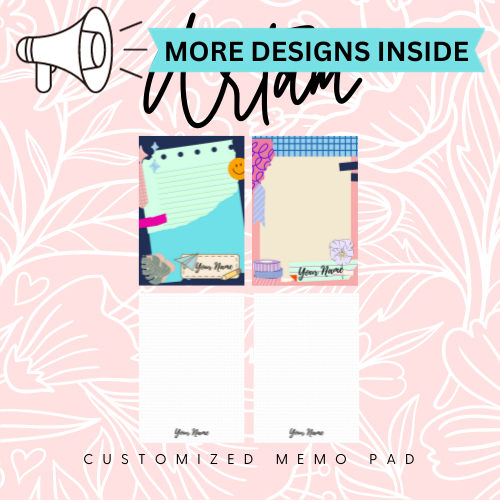 ARTAM | Customized Notepads (with names) (Don't forget to pm us the ...