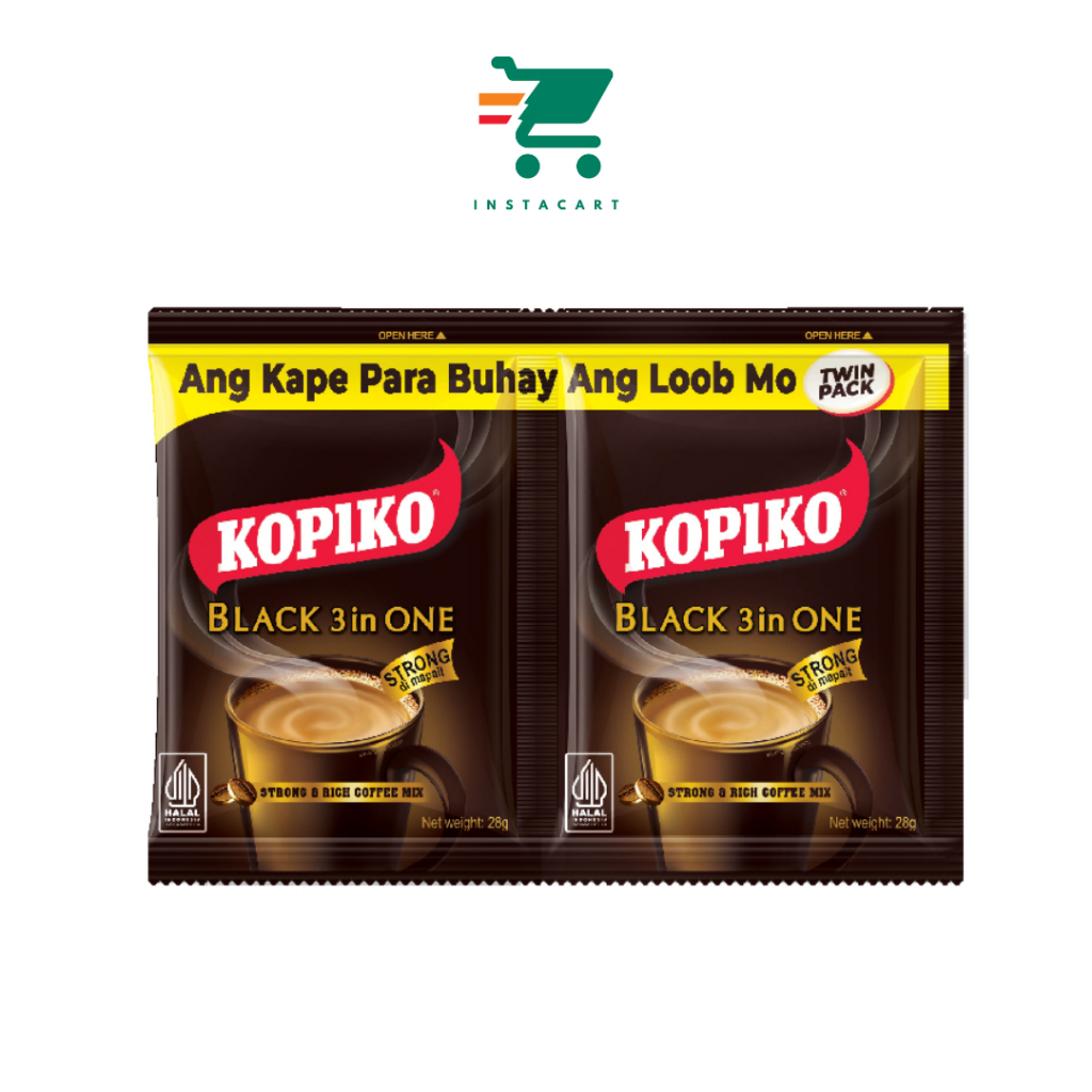 InstaCart Kopiko Black Twin Pack 56gx10s 3-in-1 Instant Coffee Mix ...