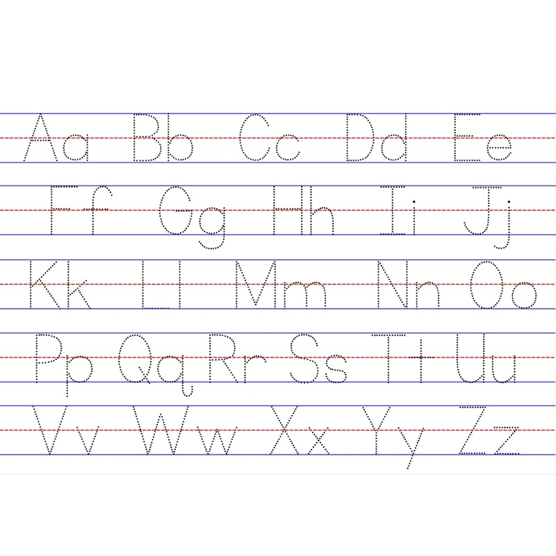 TRACING PAD alphabet, name, cursive name, numbers, lines, and shape ...