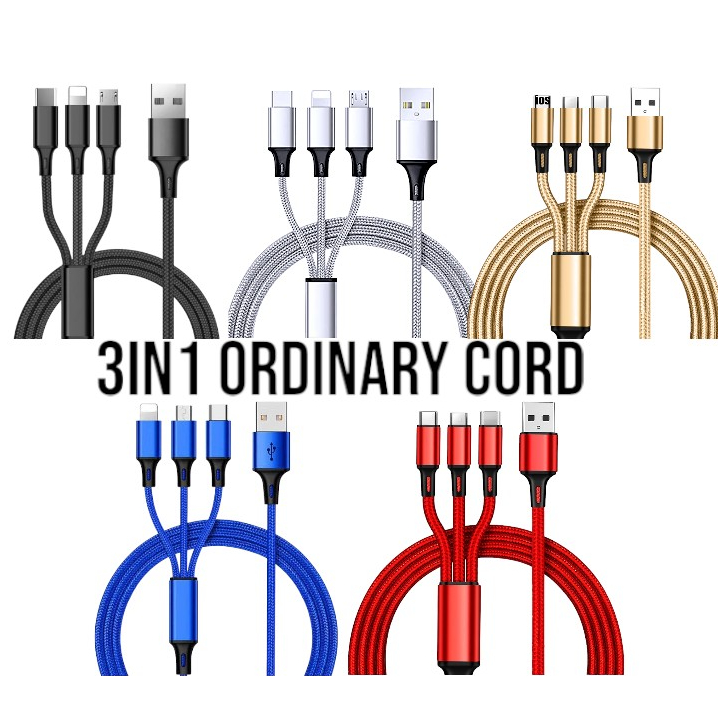 USB CORD FAST CHARGING WIRE USB COS STRONG QUALITY meter long android ...