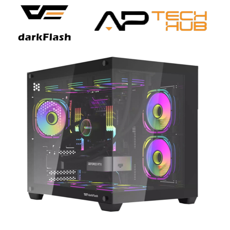Darkflash C285MP mATX Case | AP TECH HUB | Shopee Singapore