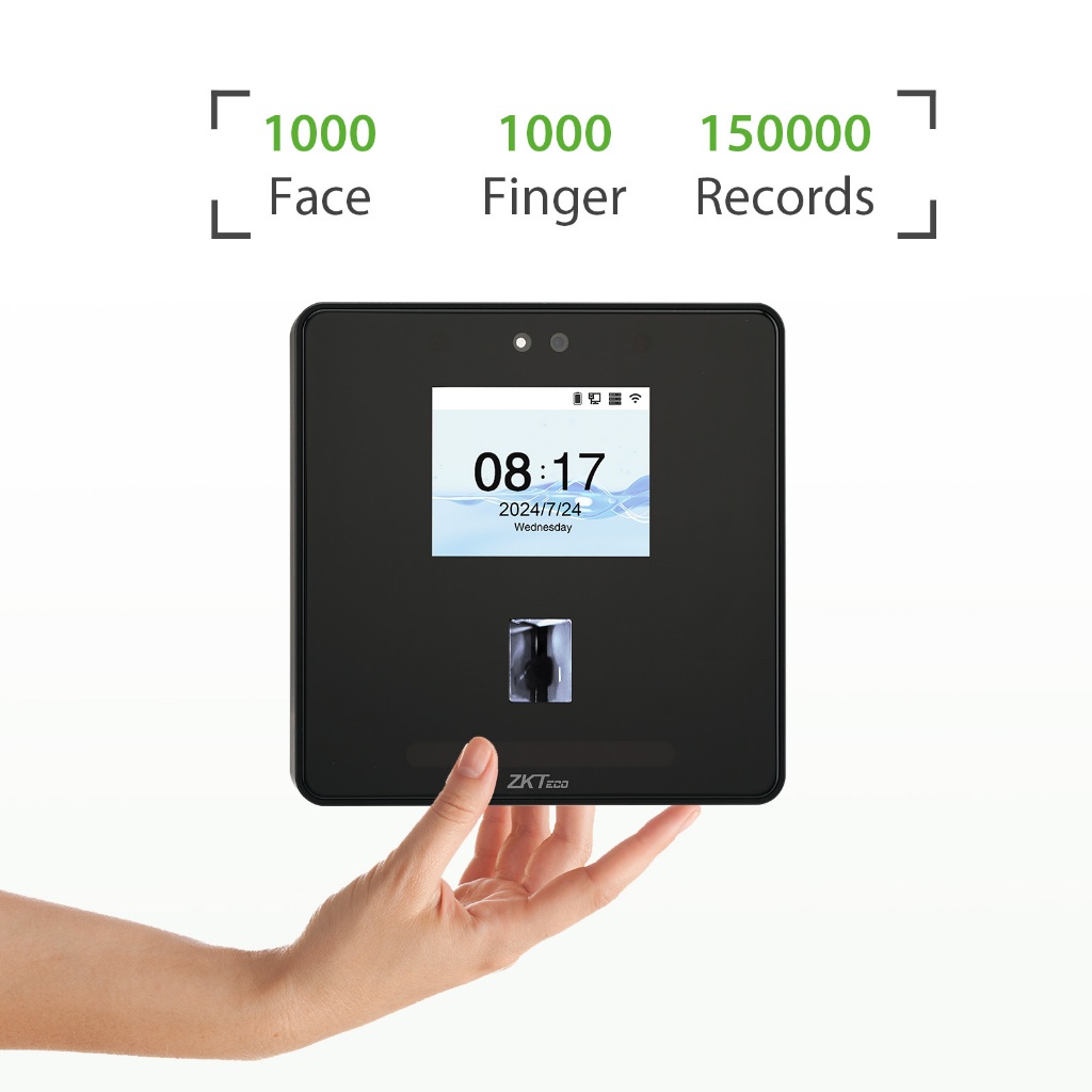 ZKTeco Remote Cloud Time Attendance Machine Face Finger Time Clock Time ...