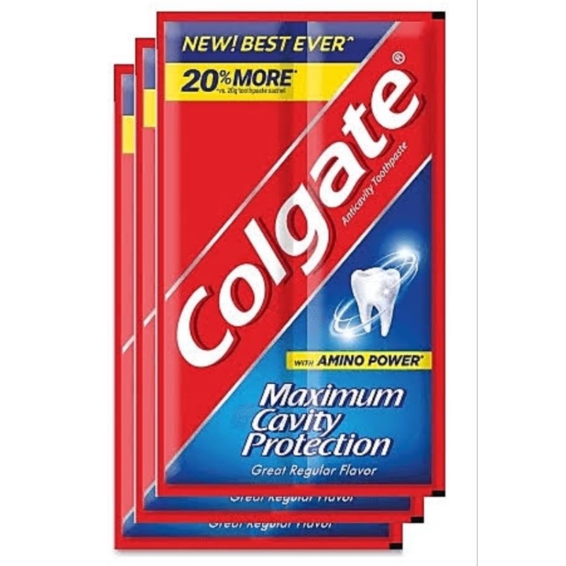 Colgate Toothpaste Sachet Twin Pack (12pcs) | Shopee Singapore