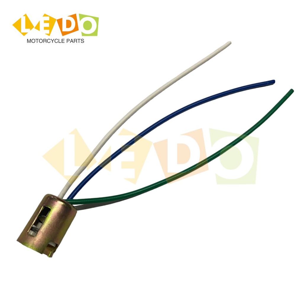 MOTORCYCLE TAIL LIGHT SOCKET DOUBLE CONTACT 3WIRE | Shopee Singapore
