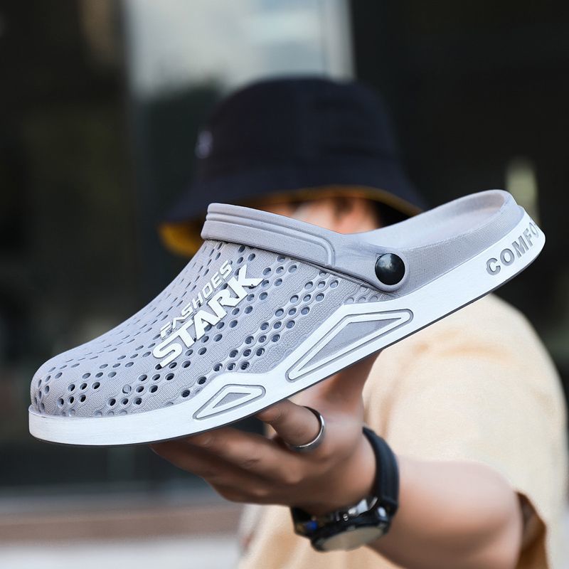 mens rubber beach sandals