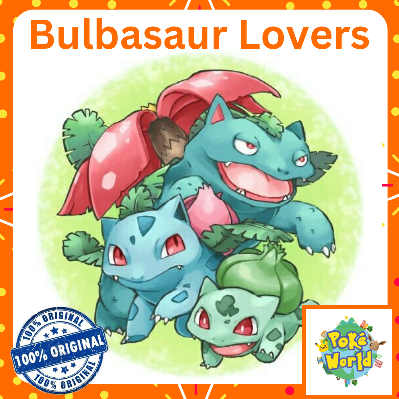 Bulbasaur Ivysaur Venusaur - Leaf Starter - Bulbasaur Line Lovers ...