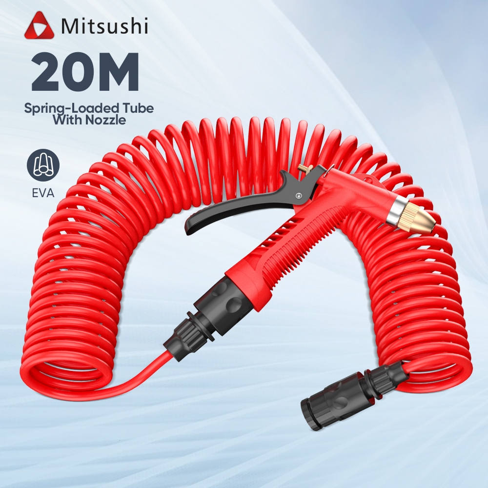 Mitsushi 7.5M/15M/20M Retractable Hose Garden Pipe Expandable Reel ...