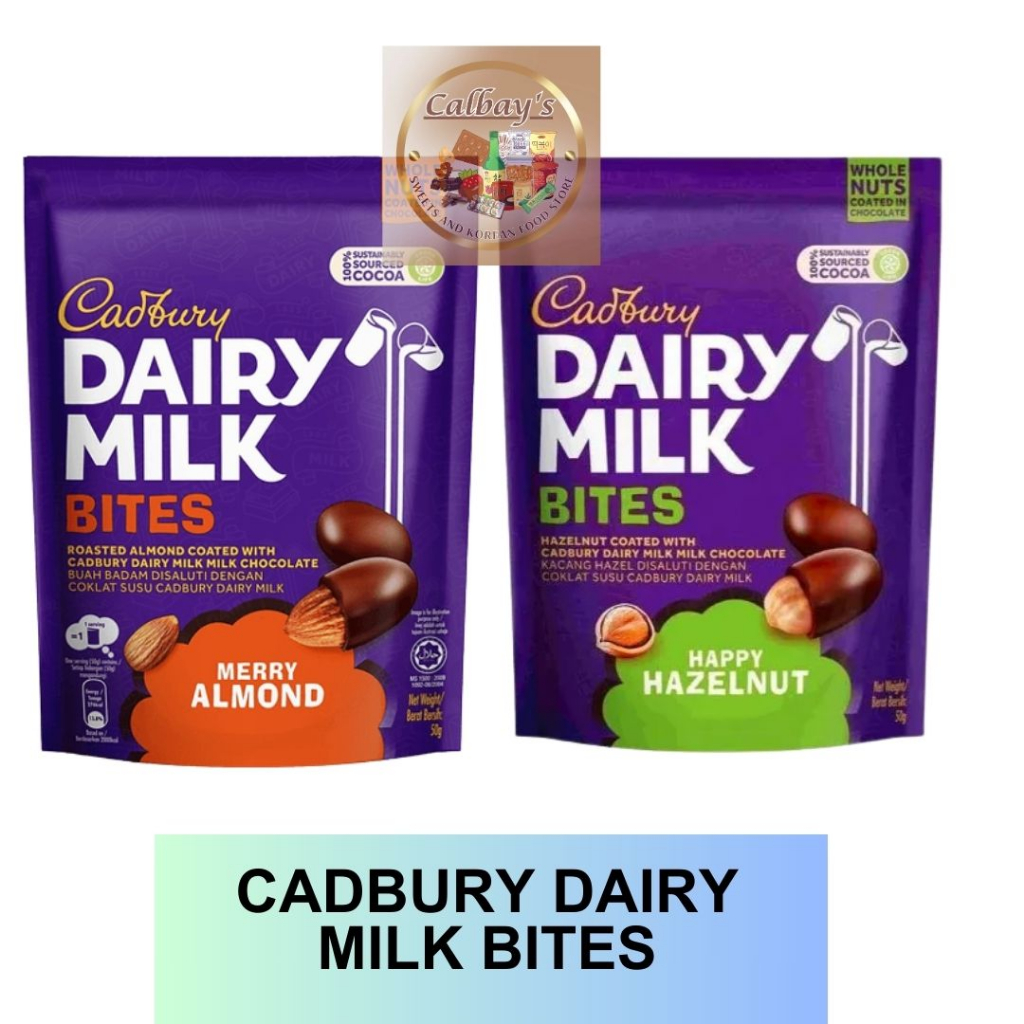 CADBURY DAIRY MILK BITES ( HAZELNUT / ALMOND ) Shopee Singapore