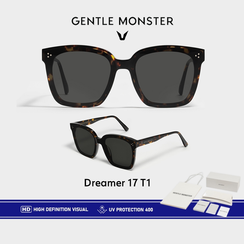 AUTHENTIC Gentle Monster DREAMER 17 T1 Korean Sunglasses UNISEX Complete w/ BOX, PAPER BAG