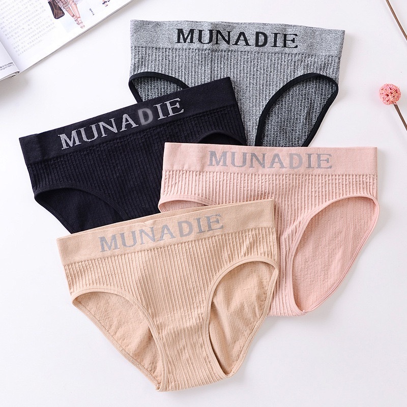 Women Panties Middle Waist panties Japan MUNAFIE Seamless Safety
