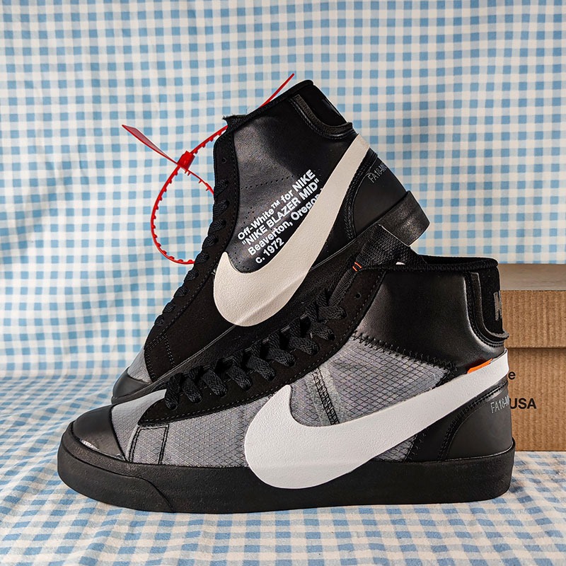 Nike air blazer hot sale mid off white