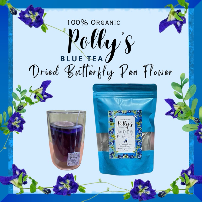 Polly’s Blue Tea/ Blue TERNATE Blue Butterfly Pea /Blue Tea / DRIED ...